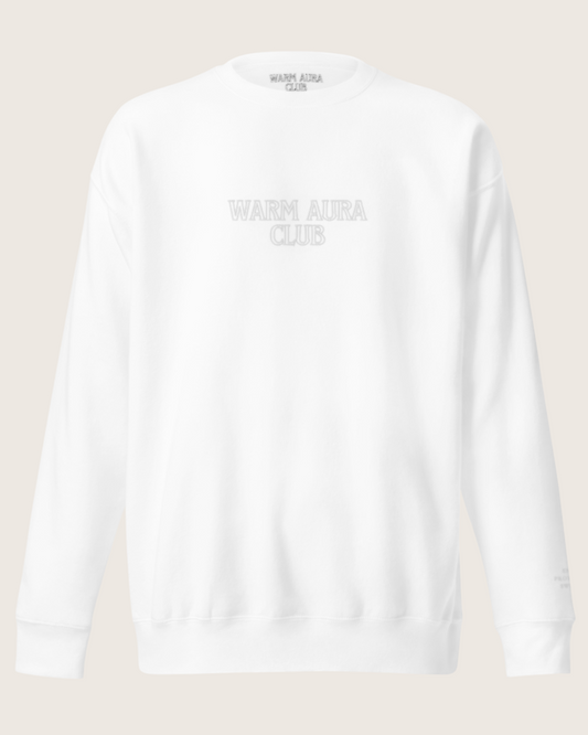 energy protection sweater angelic white